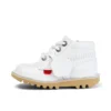 Junior Unisex Kick Hi Zip Leer Wit