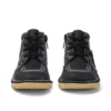Junior Unisex Kick Hi Zip Leer Zwart/Wit