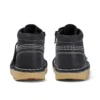 Junior Unisex Kick Hi Zip Leer Zwart/Wit