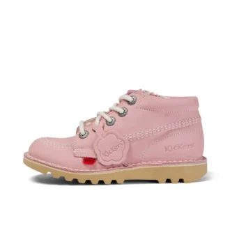Junior Unisex Kick Hi Zip Nubuck Lichtroze