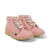 Junior Unisex Kick Hi Zip Nubuck Lichtroze