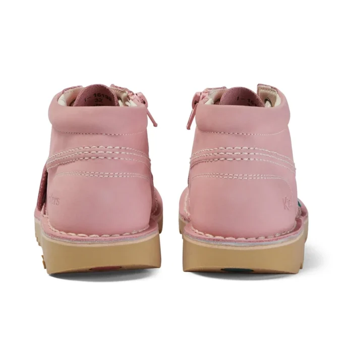 Junior Unisex Kick Hi Zip Nubuck Lichtroze