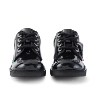 Junior Unisex Kick Lo lakleder zwart
