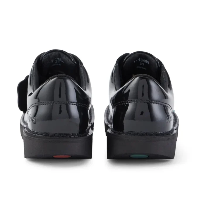 Junior Unisex Kick Lo lakleder zwart