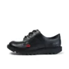 Junior Unisex Kick Lo Leer Zwart