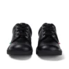 Junior Unisex Kick Lo Leer Zwart