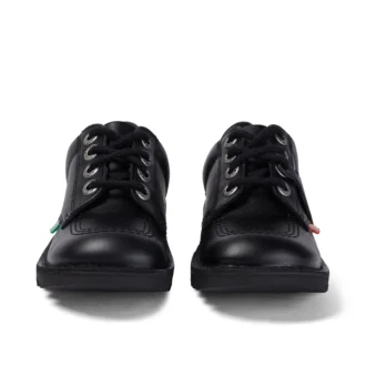 Junior Unisex Kick Lo Leer Zwart
