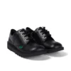 Junior Unisex Kick Lo Leer Zwart