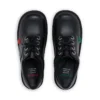 Junior Unisex Kick Lo Leer Zwart