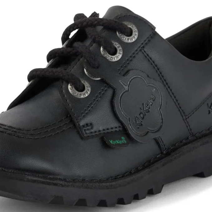 Junior Unisex Kick Lo leeralternatief zwart