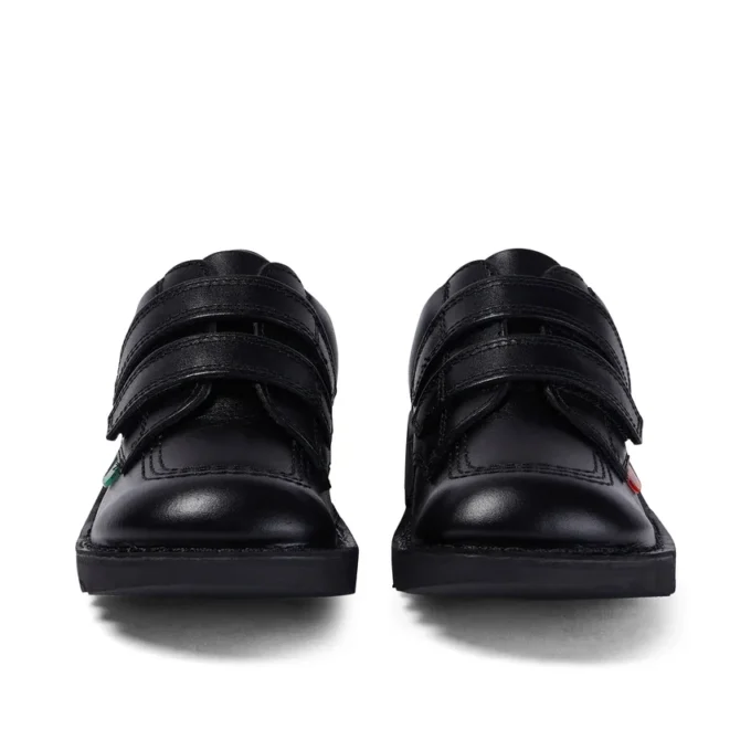 Junior Unisex Kick Lo Twin Vel Leer Zwart