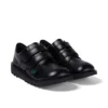 Junior Unisex Kick Lo Twin Vel Leer Zwart