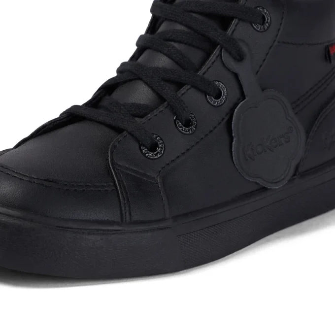 Junior Unisex Tovni Hi Leer Zwart