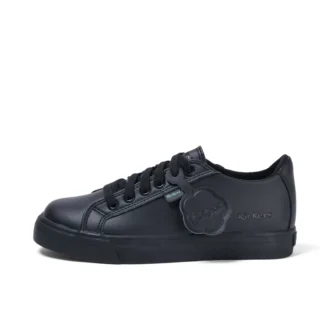 Junior Unisex Tovni Lacer leer alternatief zwart