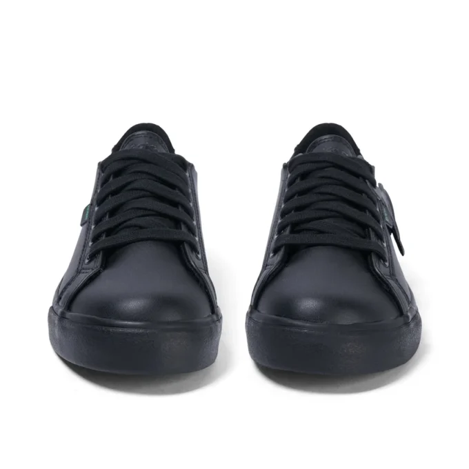 Junior Unisex Tovni Lacer leer alternatief zwart