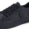 Junior Unisex Tovni Lacer leer alternatief zwart