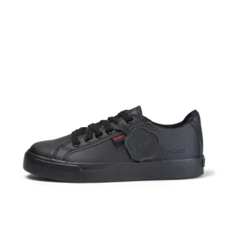 Junior Unisex Tovni Lacer Leer Zwart