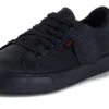 Junior Unisex Tovni Lacer Leer Zwart
