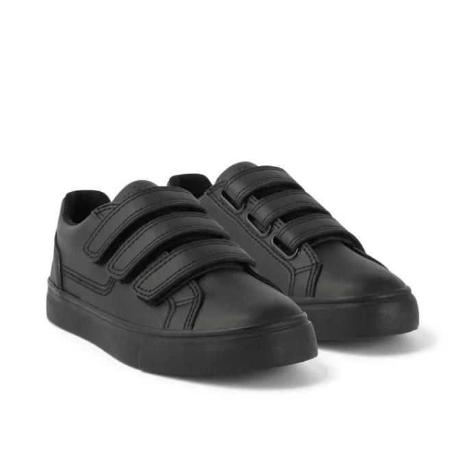 Junior Unisex Tovni Trip Leather Alternative Zwart