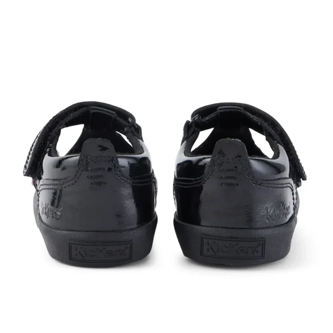 Kariko T-Strap lakschoen voor meisjes, zwart