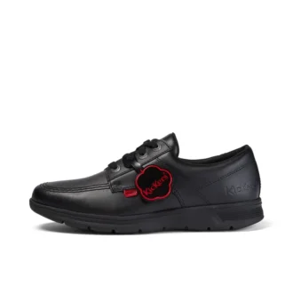 Kelland Lo leer zwart, unisex voor volwassenen