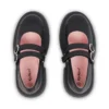 Kenzi MJ-schoenen voor meisjes, leer, zwart