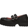 Kenzi MJ-schoenen voor meisjes, leer, zwart