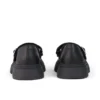 Kenzi MJ-schoenen voor meisjes, leer, zwart