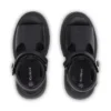 Kenzi-sandalen voor meisjes, leer, zwart