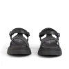 Kenzi-sandalen voor meisjes, leer, zwart