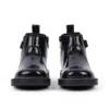 Kick Chelsea Galactic leer voor babymeisjes, zwart