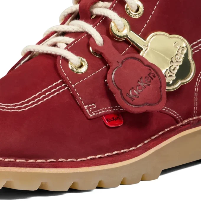 Kick Hi Goldie-laarzen voor volwassenen, unisex, rood Kick Hi Goldie-laarzen voor volwassenen, unisex, rood