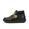 Kick Hi Goldie-laarzen voor volwassenen, unisex, zwart