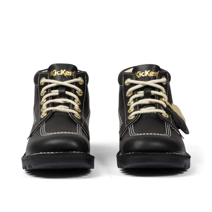Kick Hi Goldie-laarzen voor volwassenen, unisex, zwart