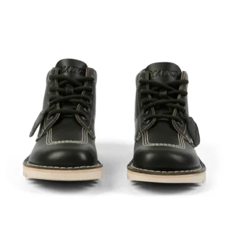 Kick Hi-laarzen voor volwassenen, unisex, generfd leer, Mains, donkergroen