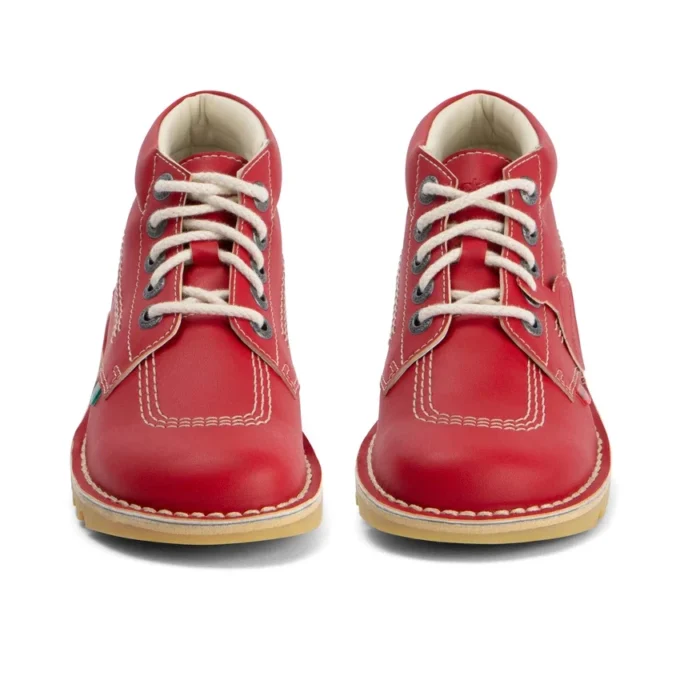 Kick Hi Leather Alternative voor volwassenen, unisex, rood