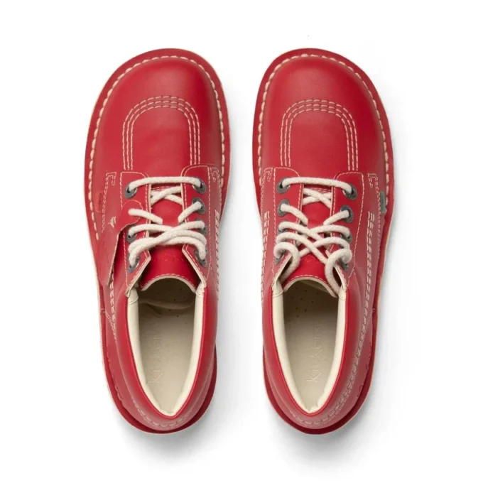 Kick Hi Leather Alternative voor volwassenen, unisex, rood