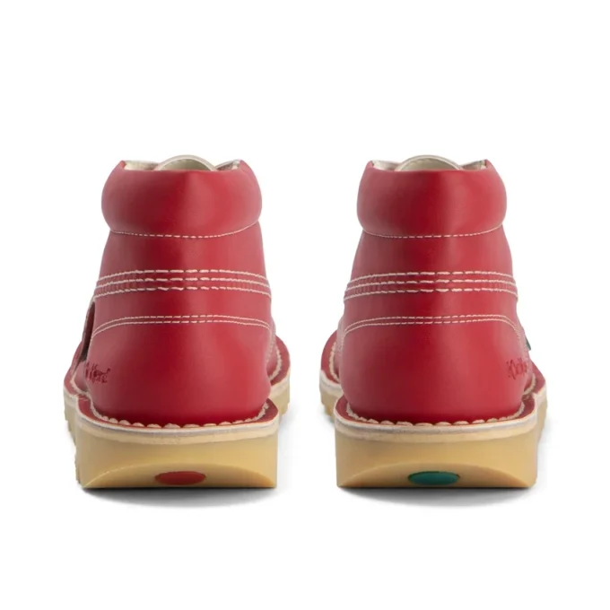 Kick Hi Leather Alternative voor volwassenen, unisex, rood