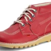 Kick Hi Leather Alternative voor volwassenen, unisex, rood
