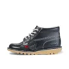 Kick Hi-leren laars voor volwassen dames, marineblauw
