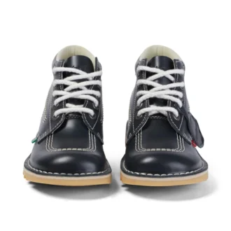 Kick Hi-leren laars voor volwassen dames, marineblauw