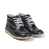 Kick Hi-leren laars voor volwassen dames, marineblauw