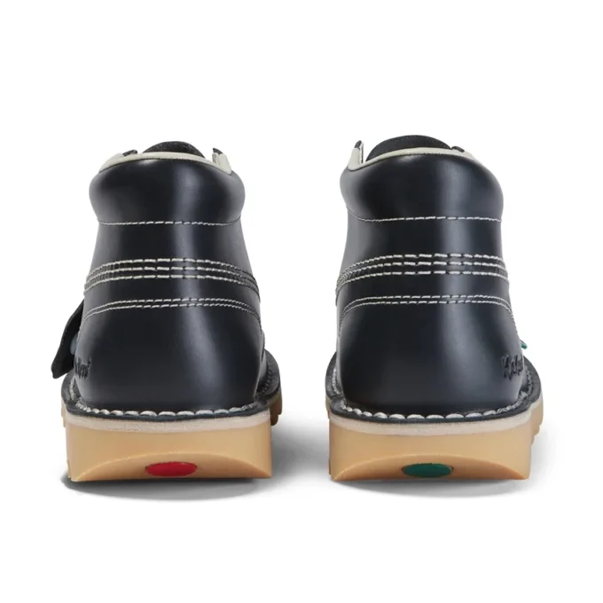 Kick Hi-leren laars voor volwassen dames, marineblauw