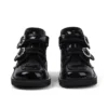 Kick Hi Meadow lakschoenen voor babymeisjes, zwart