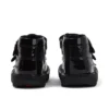 Kick Hi Meadow lakschoenen voor babymeisjes, zwart