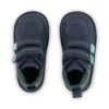 Kick Hi Roll ZigZag-laarzen voor babyjongens, leer, marineblauw