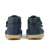 Kick Hi Roll ZigZag-laarzen voor babyjongens, leer, marineblauw