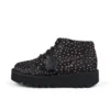 Kick Hi Stack Spot leer voor volwassenen, unisex, zwart Kick Hi Stack Spot leer voor volwassenen, unisex, zwart