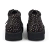 Kick Hi Stack Spot leer voor volwassenen, unisex, zwart Kick Hi Stack Spot leer voor volwassenen, unisex, zwart