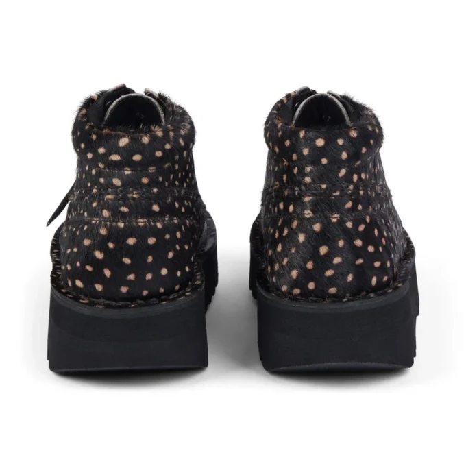Kick Hi Stack Spot leer voor volwassenen, unisex, zwart Kick Hi Stack Spot leer voor volwassenen, unisex, zwart
